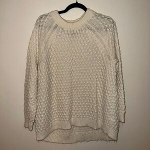 H&M Cream Over Sized Sweater
